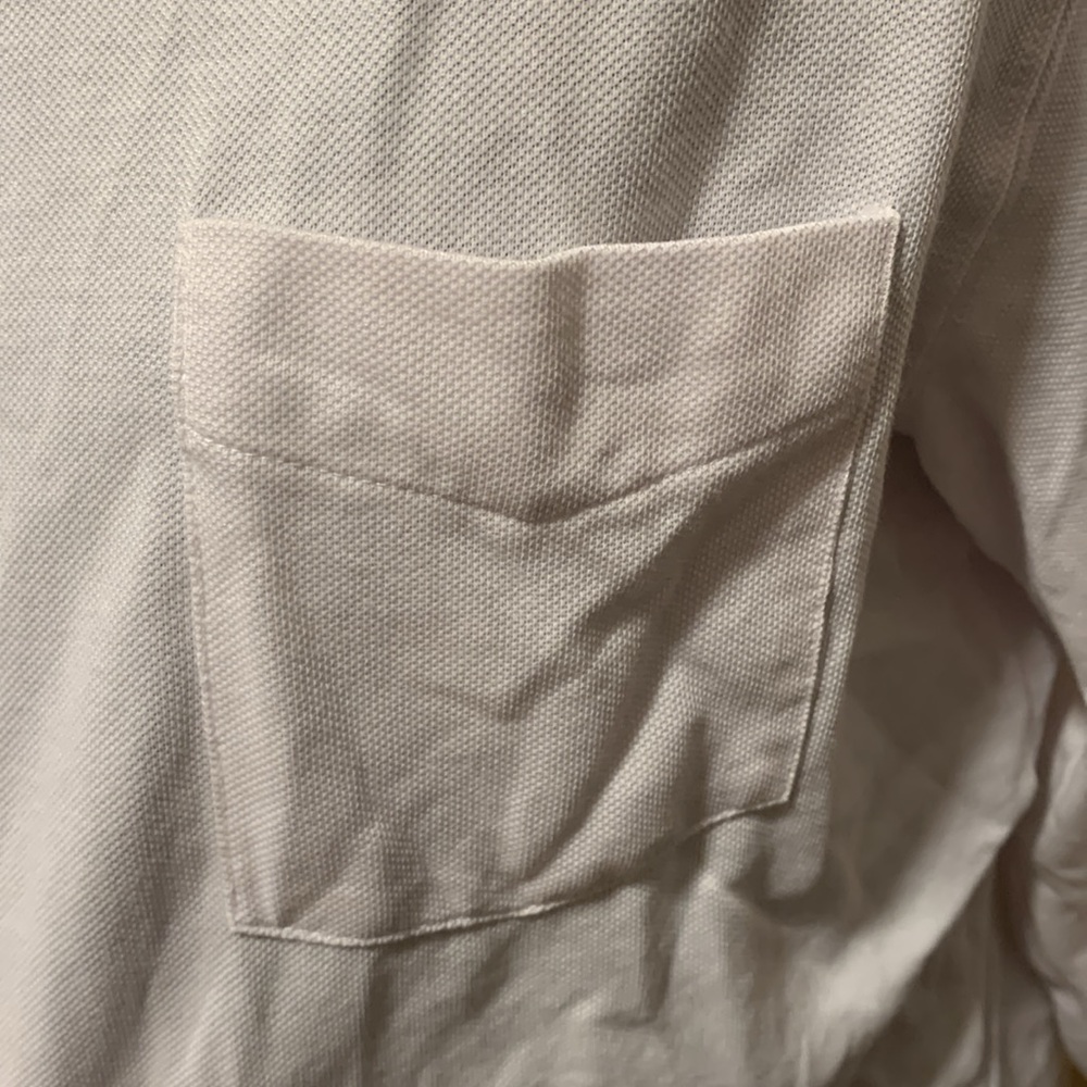 Fabletics Men’s White Collared Button Down Shirt … - image 3